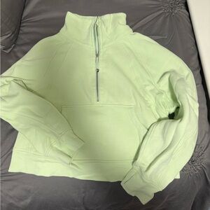 Lululemon Scuba oversized funnel neck Kohlrabi Green